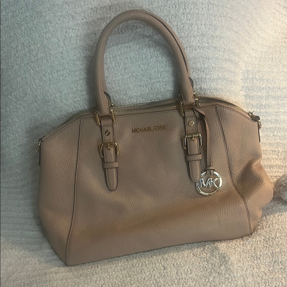 Michael Kors Tan Leather Satchel